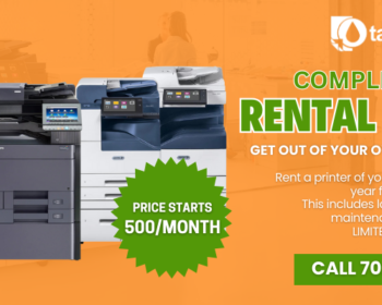 Tangerine Office Machines - Complete Care Rental Package
