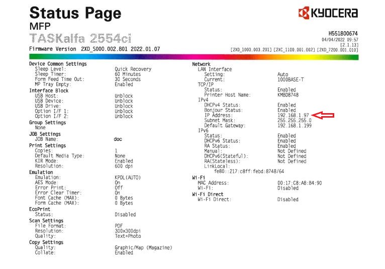 How to Find the IP Address on Kyocera TASKalfa 4054ci 5054ci 6054ci 7054ci (5)