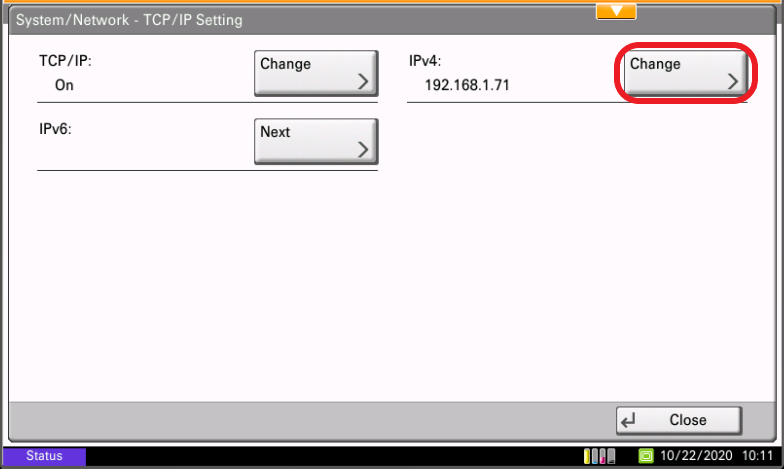 How to Edit Kyocera MFP Network Settings from the Control Panel (6)