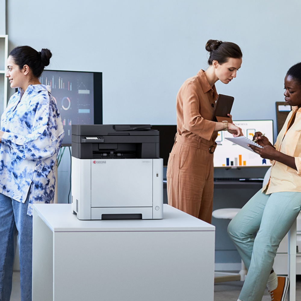 Kyocera MA2101cwfx ECOSYS Multifunction Colour Laser Printer Copier Scanner Fax - JB Hi-Fi