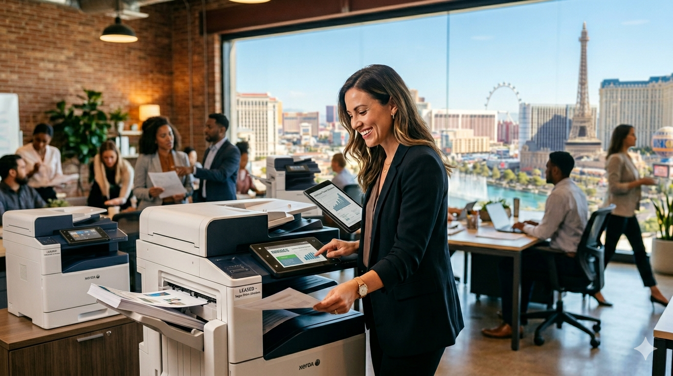Top 10 Reasons Businesses in Las Vegas Lease Copiers