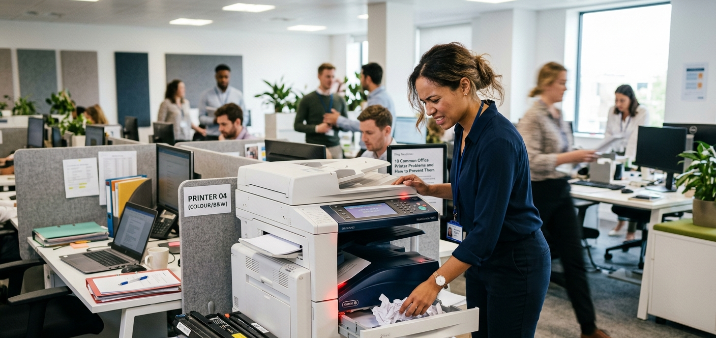 10 Common Office Printer Problems and How to Prevent Them